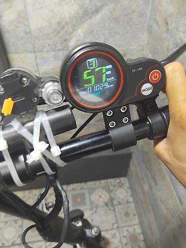 самокат bakida: Elektrik skuter, oturacaqlı və gücləndirilmiş işıqlandırma sistemi — 5