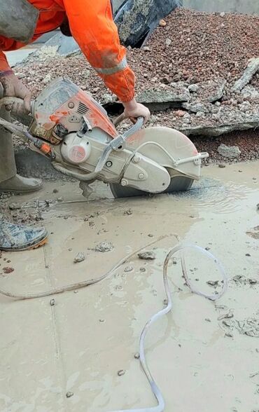 Plitə işləri: Beton kesen beton desen beton kesimi beton desimi sesiz tozsuz