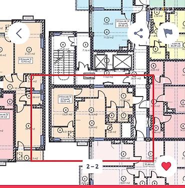 Продажа квартир: 2 комнаты, 55 м², Восток-5 мкр Элитка, 4 этаж, Дизайнерский ремонт — 8
