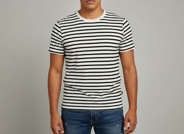 czarne sandały z pomponami: Zara, T-shirt for men, size M (EU 38)