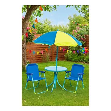 Kids' furniture: Dečiji baštenski set sa suncobranom – idealan za dvorište, terasu ili — 1