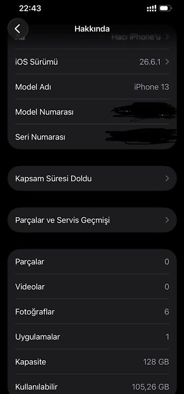 IPhone 13, 128 GB, Mavi
