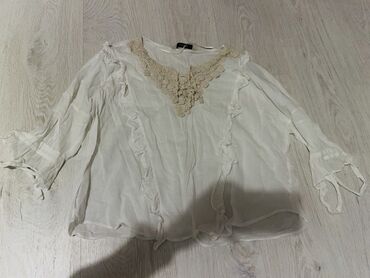 karirane ženske košulje: Zara, M (EU 38), L (EU 40), color - White