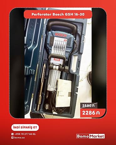 bosch gsb: Bosch GSH 16-30 ağır demontaj işləri üçün professional səviyyəli zərbə — 1