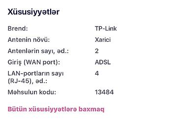 samsung tab 5: TP-Link TD-W8961N modeli, 300 Mbps sürətli Wi-Fi ADSL2+ modem — 6