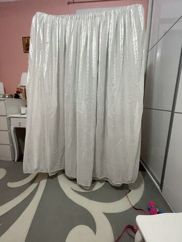 garnišne za zavese cena: Light filtering curtains, color - White