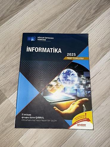 array informatika test toplusu pdf: Məhsul: “İnformatika 2025 – Test Toplusu” Nəşriyyat: Dövlət İmtahan — 1