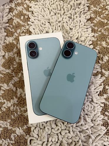 IPhone 16, Б/у, 256 ГБ, Коробка, Кабель, 94 %