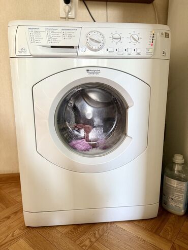 стиральная машина hotpoint ariston 6 кг: Стиральная машина Hotpoint Ariston, Б/у, Автоматические, До 5 кг, Полноразмерная