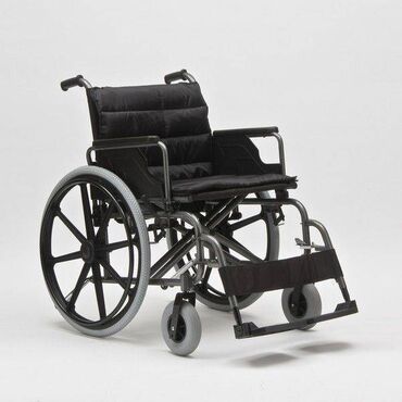 Медицинская мебель: Коляска инвалидная fs 951 b-56 складная конструкция усиленная двойная