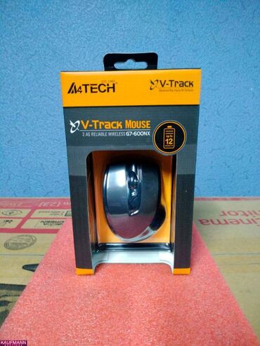Компьютерные мышки: Беспроводная Мышь A4Tech V-Track Wireless G7-600NX Black Новая Тип
