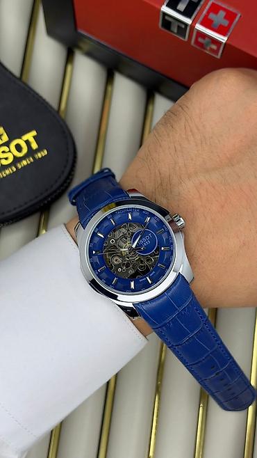 dekor saatler: Yeni, Qol saatı, Tissot, rəng - Mavi — 9