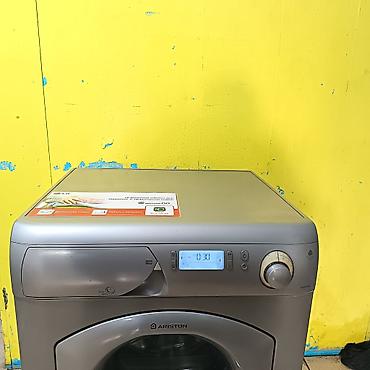 Бытовая техника: Стиральная машина Hotpoint Ariston, 7 кг, Б/у, Автомат, Есть сушка, Нет кредита, Платная доставка — 2