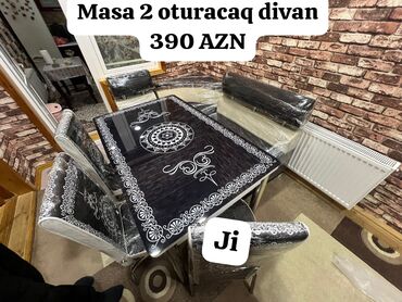 kunc divan metbex ucun: 🇹🇷Turkiye istehsali. Metbex masa desti Masa 2 oturacaq divan Masa