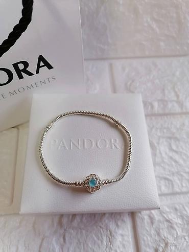 sterling silver 925: Pandora narukvica Vel:20cm Cena:1800din (Samo narukvica bez — 3