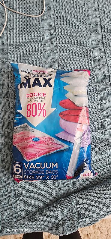Digər ev dekoru: Teze xaricden alinib, vakum paket boyuk olculu,6 eded varxususi hava — 3