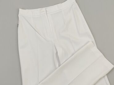 białe bluzki damskie eleganckie: Spodnie materiałowe, L, stan - Idealny