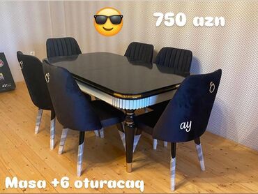 köhnə qədim gədim sovet davet stol stul mebel: Qonaq otağı üçün, Yeni, 6 stul