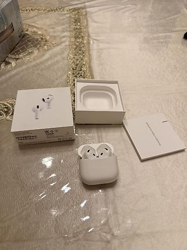 airpods pro qiyməti: İşlənmiş Simsiz (Bluetooth) Qulaqcıqlar, Apple, rəng - Ağ — 2