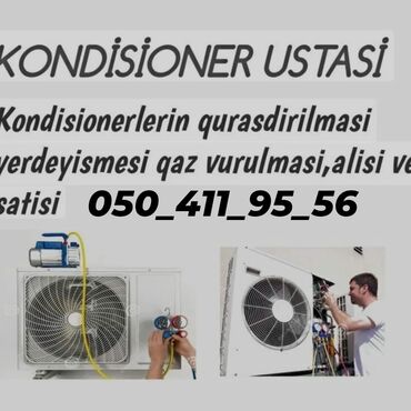 Kondisionerlər: Təmir, Split kondisionerlər, Təmizləmə, Zəmanətlə