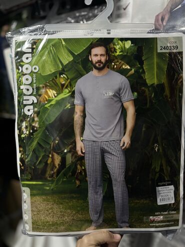 Носки и белье: Мужские пижамы Пижама для мужчин Широкий ассортимент Со штанами С — 2