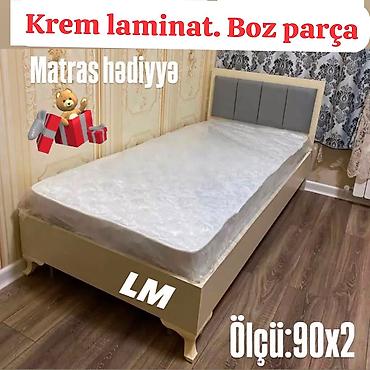 Çarpayılar: Yüksələn mexanizmli tək nəfərlik çarpayı - Ölçü: təxmini 90×190 sm — 13