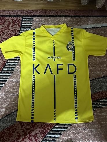Футболкалар: Эркектердин футболкасы, M, Adidas, Колдонулган, түсү - Сары — 1