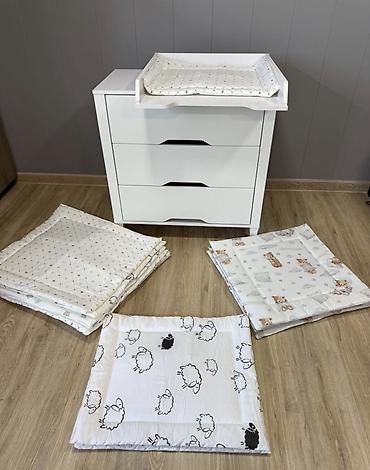 Детский комод: Детский комод, Новый, С пеленальным столиком, Дерево — 1