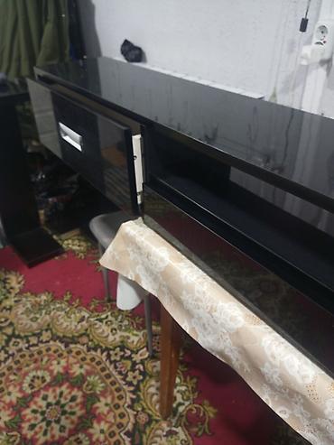 Тумбы и подставки для телевизора: Тумба и подставка для телевизора, Напольная, ЛДСП, цвет - Черный — 10