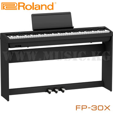 цифровое пианино roland: Цифровое пианино roland fp-30x bk (в полном комплекте) комплект