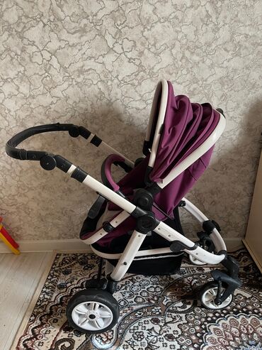 Коляски: Коляска, цвет - Фиолетовый — 3