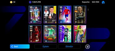 Kolleksiya kartları: EFootball hesabı – güclü komanda və zəngin kart kolleksiyası - — 9