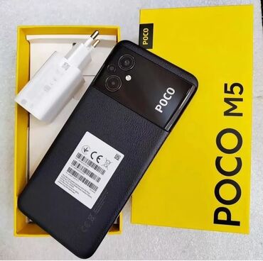 телефон меняю: Poco M5, Б/у, 128 ГБ, цвет - Черный, 2 SIM