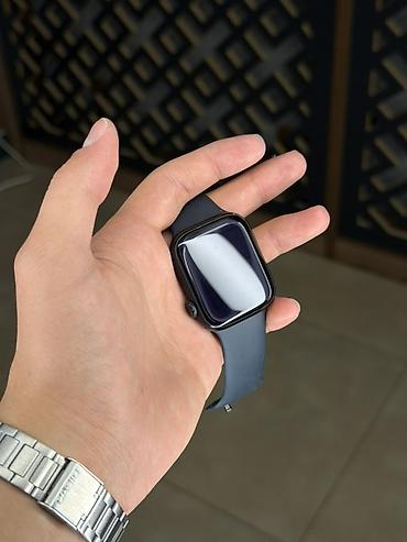 up watch: Apple watch 7,45 seliqeli vezyetdedi NFC destekliyir Midnight rengde — 1