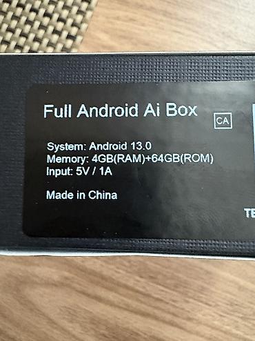 all in one: Avtomobil üçün Full Android AI Box – Android 13.0 ilə avtomobil — 7