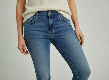 rajstopy z efektem cienkich rajstop: Jeans for women, size XL (EU 42)
