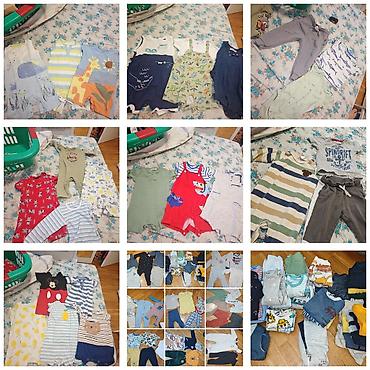 Paketi dečije odeće: Veliki paket garderobe za bebu/dečaka 74-80 preko 50 komada — 14