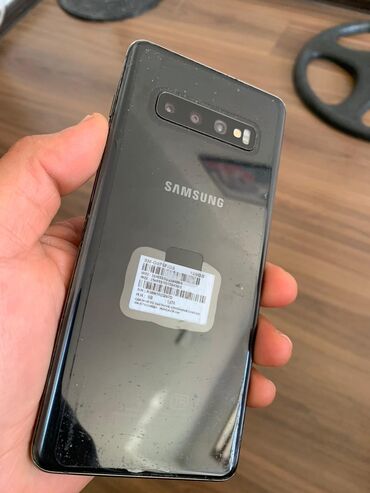 galaxy s10 e: Samsung Galaxy S10 Plus, 128 ГБ, цвет - Черный, Кнопочный, Сенсорный, Отпечаток пальца