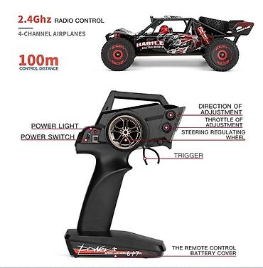 oyuncaq mator: Wltoys 124016 RC car. Sinifnin en guclu motorlarindan biri ile techiz — 8