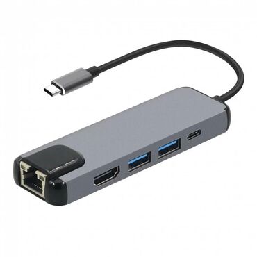 Другие комплектующие: ОписаниеUSB-hub с подключением USB Type C и широким набором