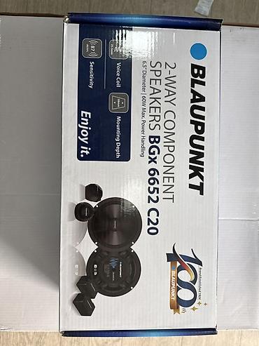 car audio: Компонентная акустика для авто Blaupunkt BGx 6652 C20 - Тип — 2