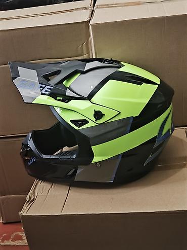 Шлемы: Мотошлем кроссовый (интеграл с визором-пиком) - Тип: полноразмерный — 4