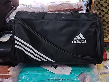 Спортивная сумка Adidas, черная - Универсальный размер: удобна для