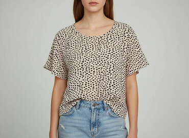 bluzki w geometryczne wzory: Shein, Women's blouse, size M (EU 38)