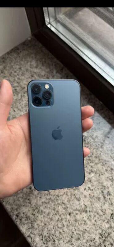 Apple iPhone: IPhone 12 Pro, Б/у, 256 ГБ, Blue Titanium, 80 %