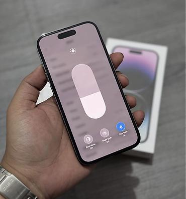 satılan telefonlar: IPhone 14 Pro, 256 GB, Deep Purple, Zəmanət, Simsiz şarj, Face ID — 4