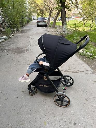 foo foo: Коляска, цвет - Черный, Б/у — 1