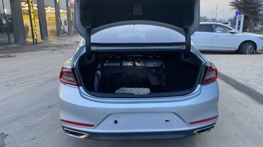 runx alex: Автомобиль Hyundai Grandeur серебристого цвета. Просторный багажник