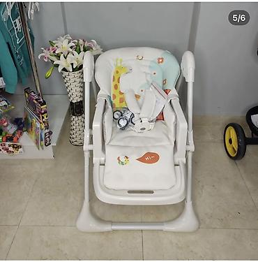 Мебель: Детский стульчик для кормления Mothersbaby - Удобный высокий стул с — 5