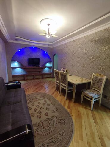 Uzunmüddətli kirayə mənzillər: 9 cu mk yeni tikili 18/6 sı üzeyir şadlıq sarayın yanı predelka 2 — 1